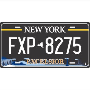 New York 2020 Black Custom Personalized Novelty ATV Mini  Bike Motorcycle Moped Auto Moto License Plate