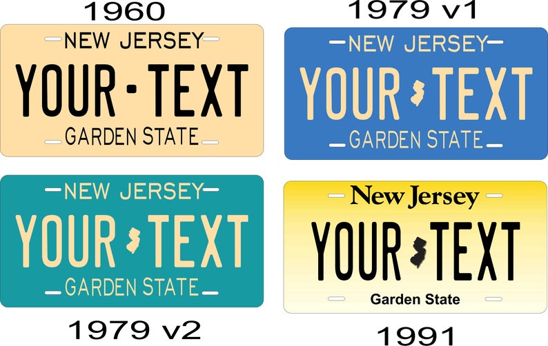 New Jersey 1935 to Present Custom Personalized Novelty ATV Moped Mini Bike Key Chain License Plate image 9