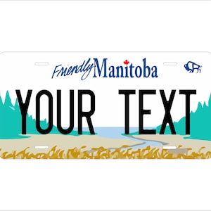 Manitoba 1997 Canada Custom Personalized Novelty ATV Moped Mini Bike License Plate