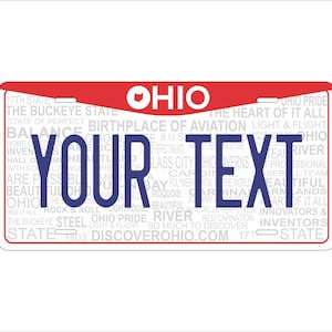 Ohio 2013 Custom Personalized Novelty ATV Moped Mini Bike License Plate