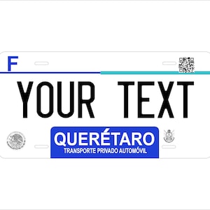 Queretaro 2017  Mexico Custom Personalized Novelty ATV Moped Mini Bike License Plate