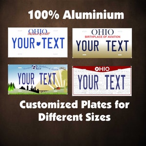 Ohio 1951 to Present Custom Personalized Novelty ATV Auto Moto Mini Bike Key Chain License Plate