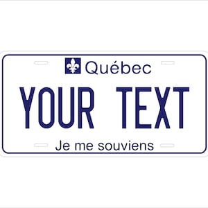 Quebec 1979 Canada Custom Personalized Novelty ATV Moped Mini Bike License Plate