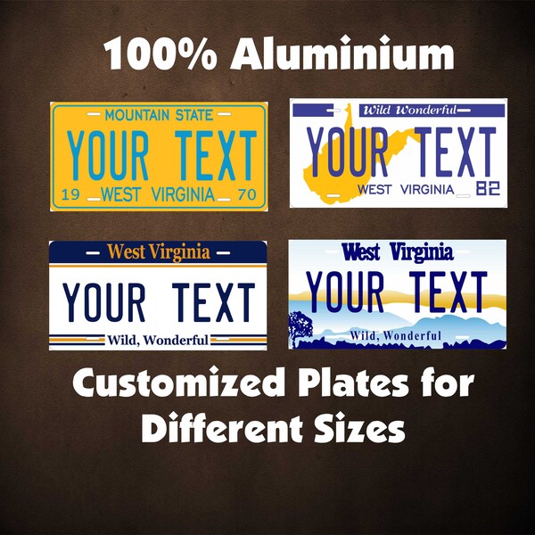West Virginia License Plates Etsy