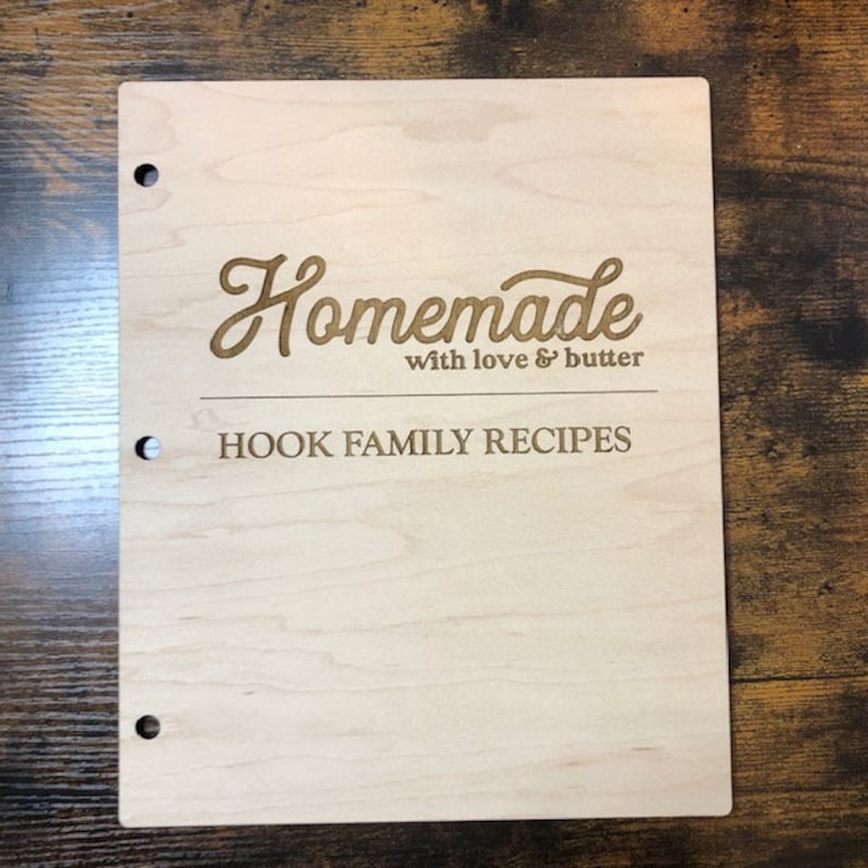 3 Ring Binder Recipe Book Laser Cut File SVG Etsy