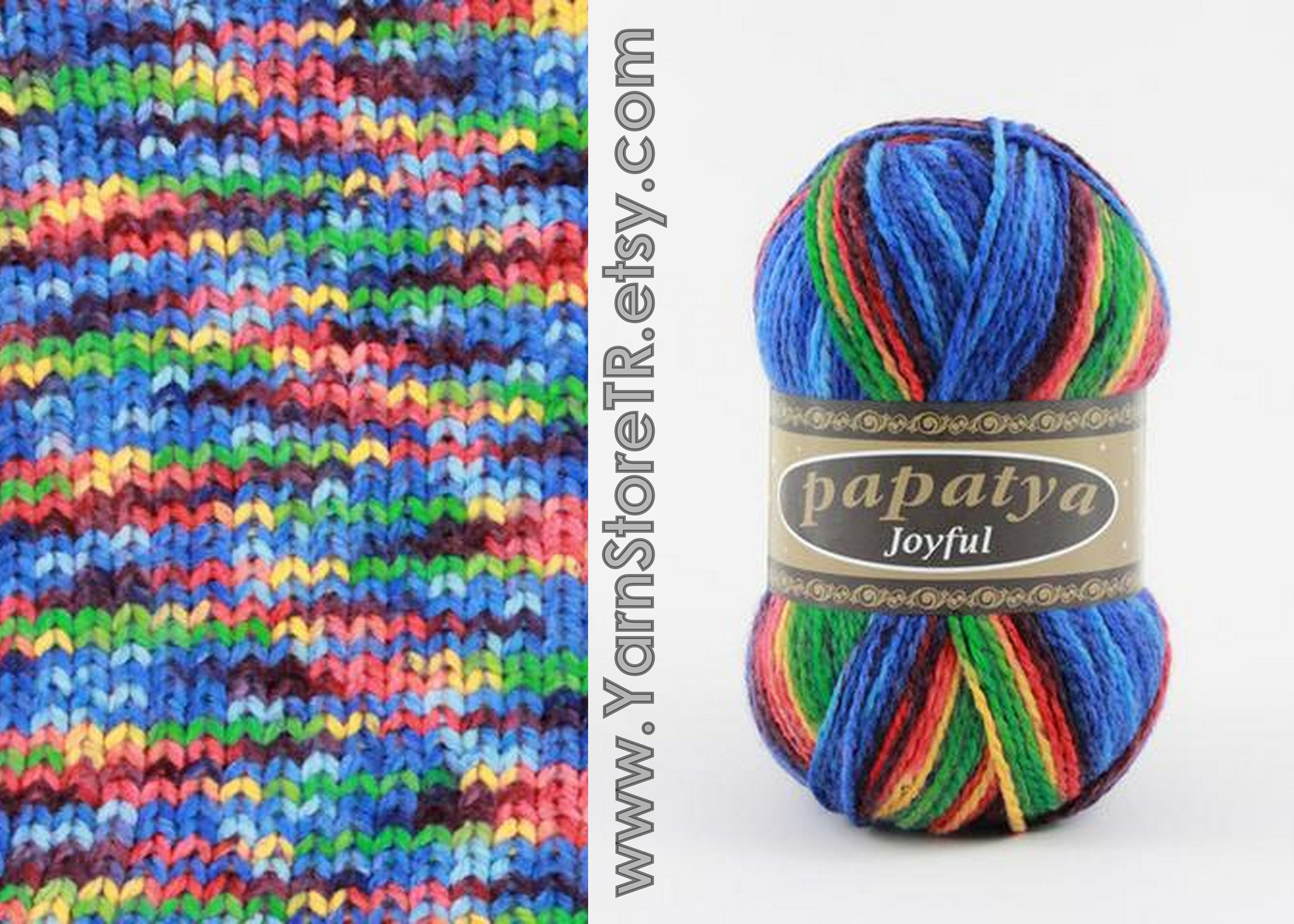 Planned Pooling Papatya Joyful Merino Premium Acrylic Yarn 100gr 280m ...