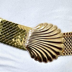 Vintage Gold Fish Scale Belts - Etsy display picture 3