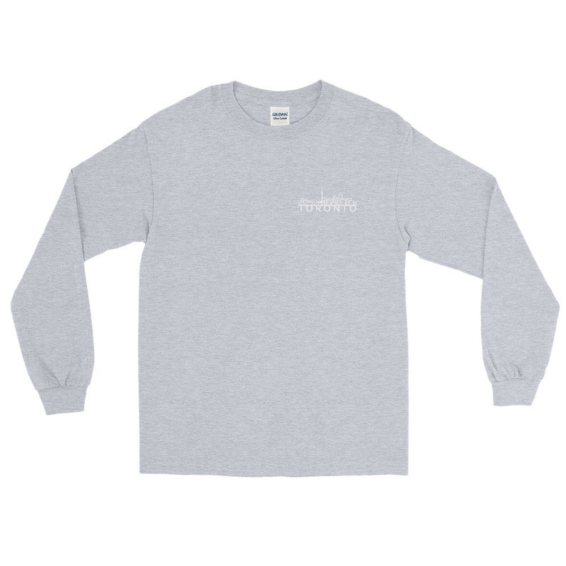 Skyline Apparel Long-Sleeve Men's T-Shirt Toronto Small Logo image 2