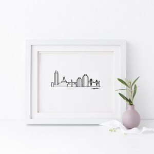 Skyline Prints Canada Unframed digital graphic 8x10 Halifax