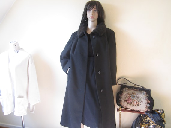 Original 50s Vintage Coat 50s Coat Wool