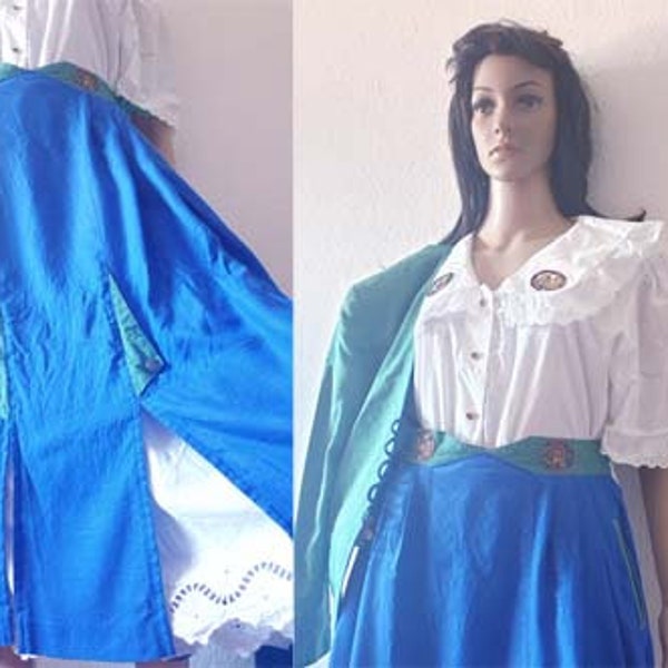 Vintage Dirndl Kostüm Kleid Rock Bluse  Jacke Julius Lang