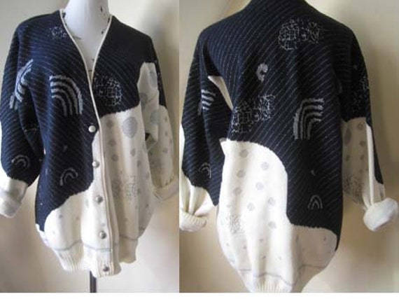Vintage 70s Wool Cardigan 70er Jahre Bleyle Strick