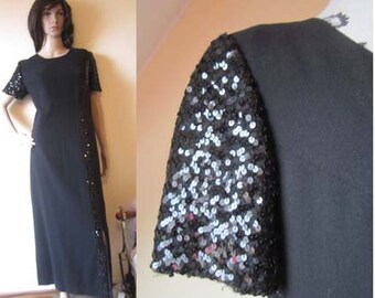 Vintage 70s evening dress maxi dress 70s dress