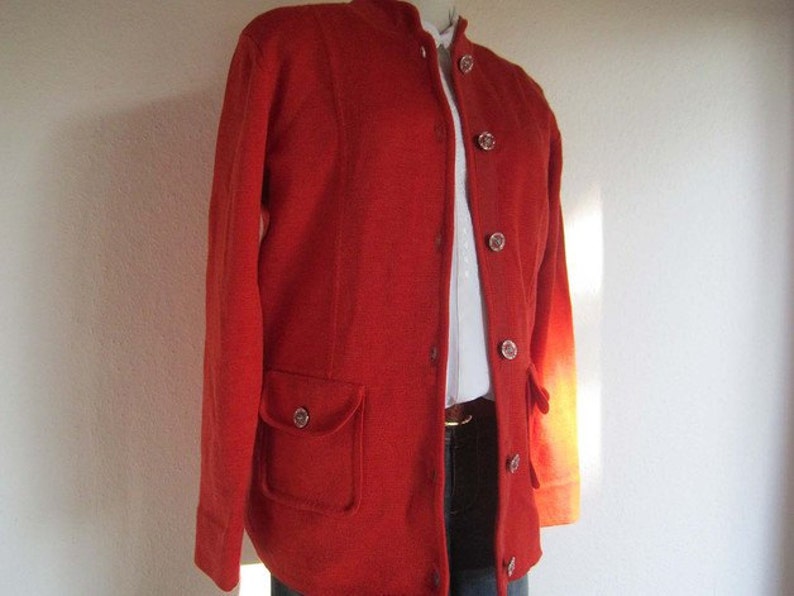 Vintage Walbusch wool cardigan knit Jacket wool s