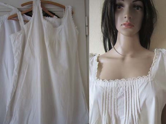 Original Edwardian 1900's Antique Nightgown Underd