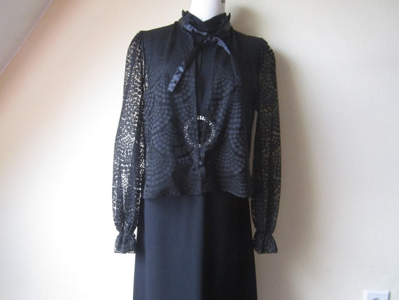Vintage 70s Evening Dress 70s Maxi Dress Evening D