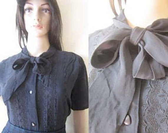 Original 40s Blouse Sloppy Blouse 40s Blouse