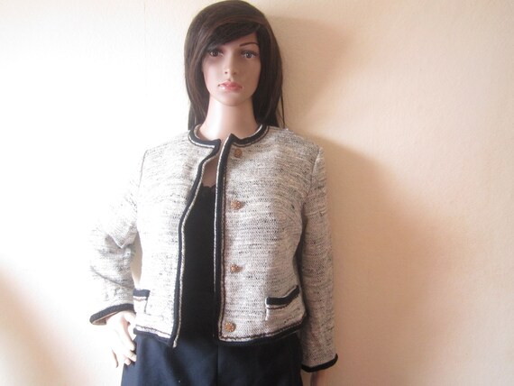 Vintage 50s Wool Cardigan 50er Jahre Strickjacke S