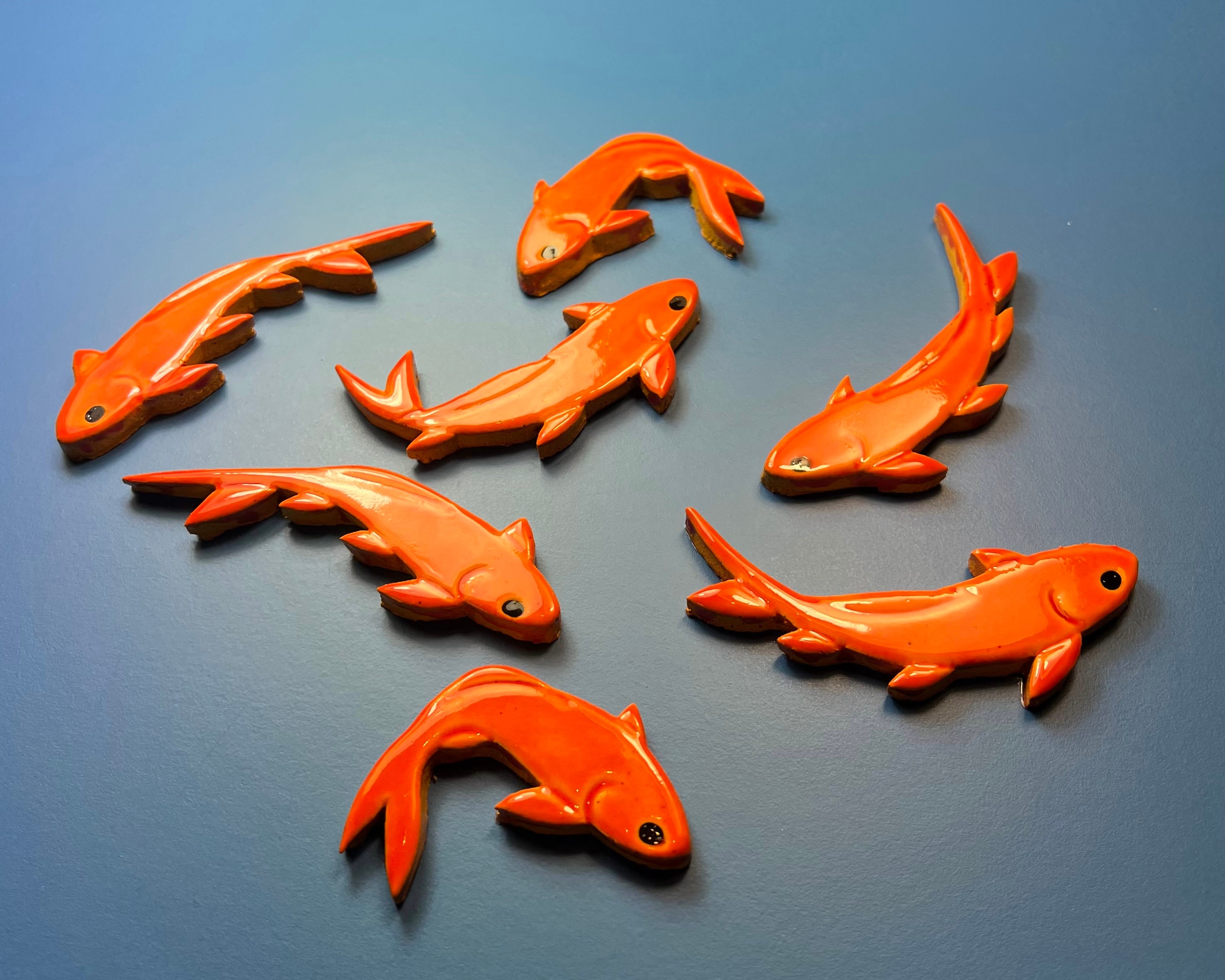 Koi Steinfigur Fisch Garten Deko-Steinguss-Koi Teich Gartenfiguren