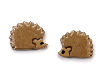 Mosaiksteine - Igel - hellbraun - 3,5x2,8cm