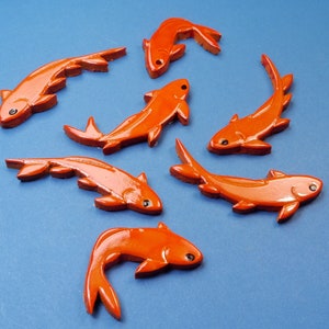 Mosaic stones goldfish orange-red 1 piece approx. 8 cm