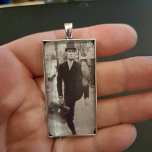 1&quot; x 2&quot; Rectangle Photo Pendant: Monty Python Silly Walks John Cleese