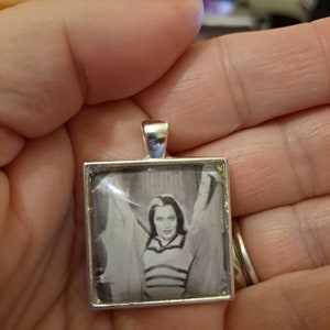 1&quot; x 1&quot; Square Photo Pendant: Lily Munster