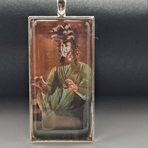 1" x 2" Rectangle Photo Pendant: The Gorgon, Hammer Horror, 1964
