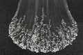 LS94 / Leaf & Flower Lace Chapel Veil - Custom Bridal Veil product logo