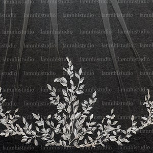 LS129 / Lace Wedding Cape: Draped Bridal Cape, 3m Long