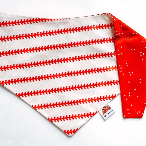 Dog bandana / baseball