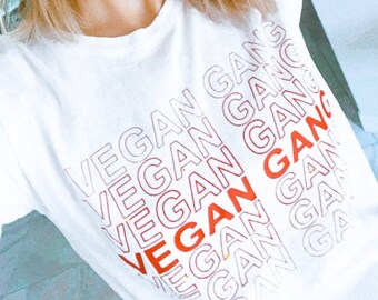 Vegan Gang T-Shirt: Plant-Based Graphic Tee | Vegan Gift