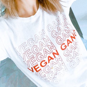 Vegan Gang T-Shirt: Plant-Based Graphic Tee | Vegan Gift