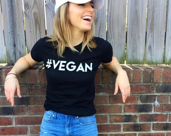 Women's Vegan AF Shirt | USA Made Cotton Tee | Vegan Gift