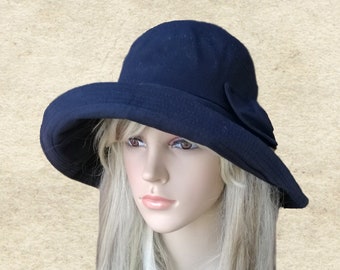 Organic Cotton Sun Hat Visor: Wide Brim Summer Hat