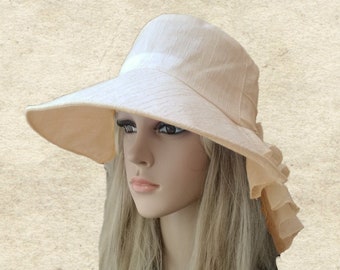 Polyester Sun Hat: Women's Summer Beach Hat