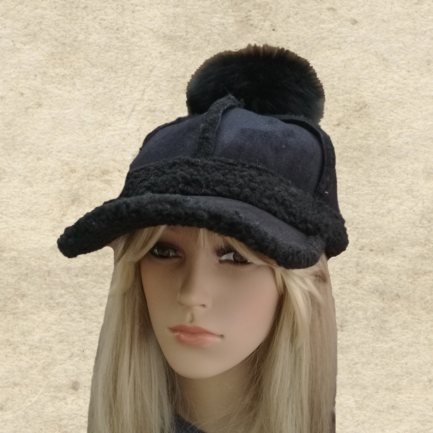 Winter Hat Women Baseball Winter Cap 