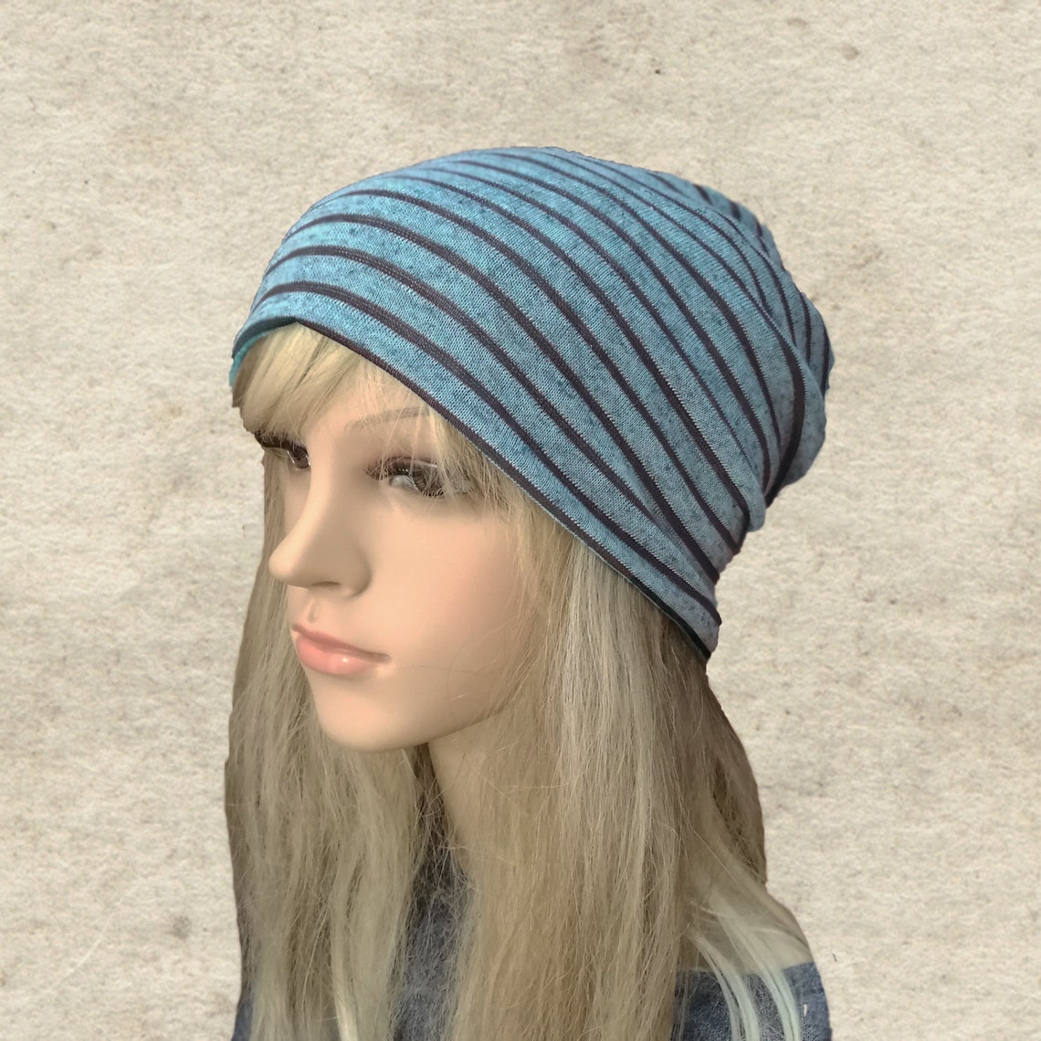 Slouch Beanies Hats, Light Slouchy Beanie, Fabric Slouch Beanie