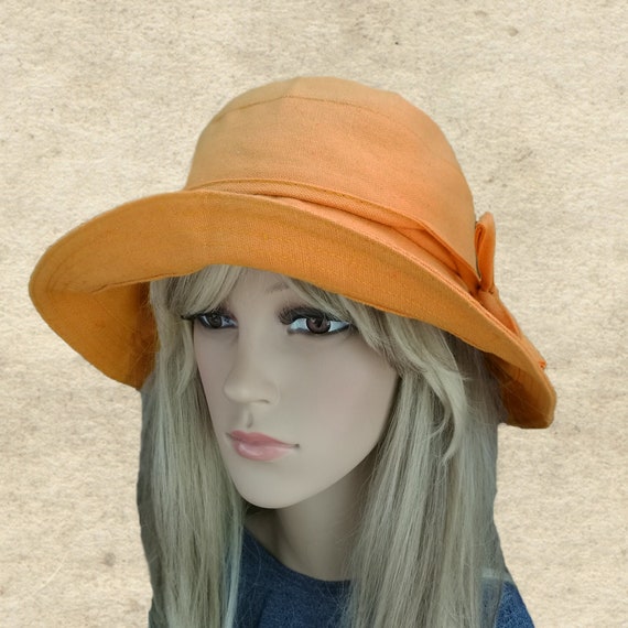 Cotton Cloche Sun Hat: Summer Brimmed Hat for Women