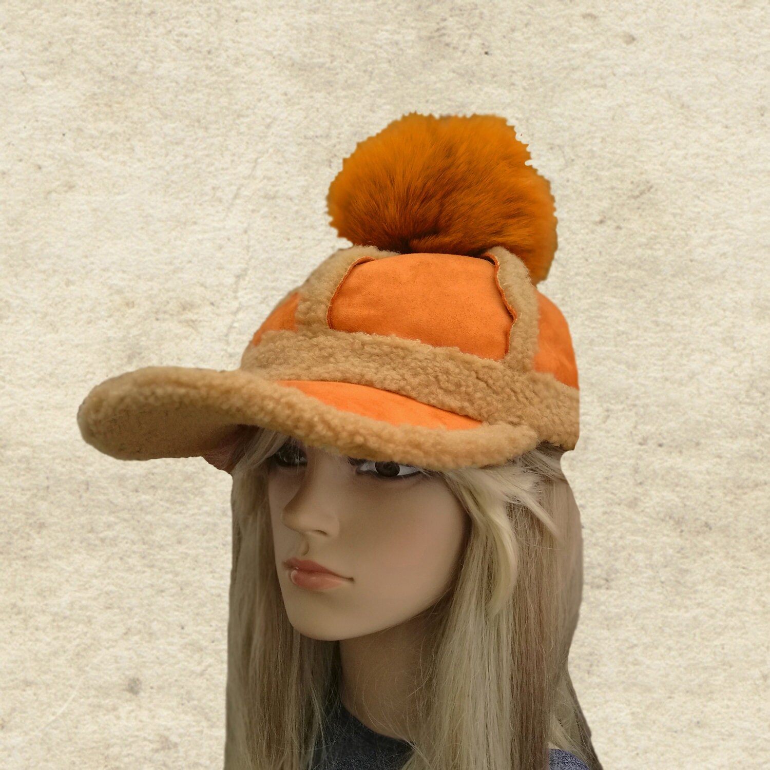 Winter Hat Women Baseball Winter Cap 