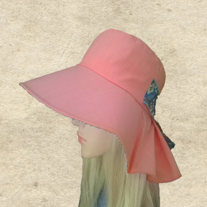 Linen sun hat lady Summer suns hats Floppy linen hats Travel womens hats Cloche summer hats Brimmed hats women Fashion summer hats