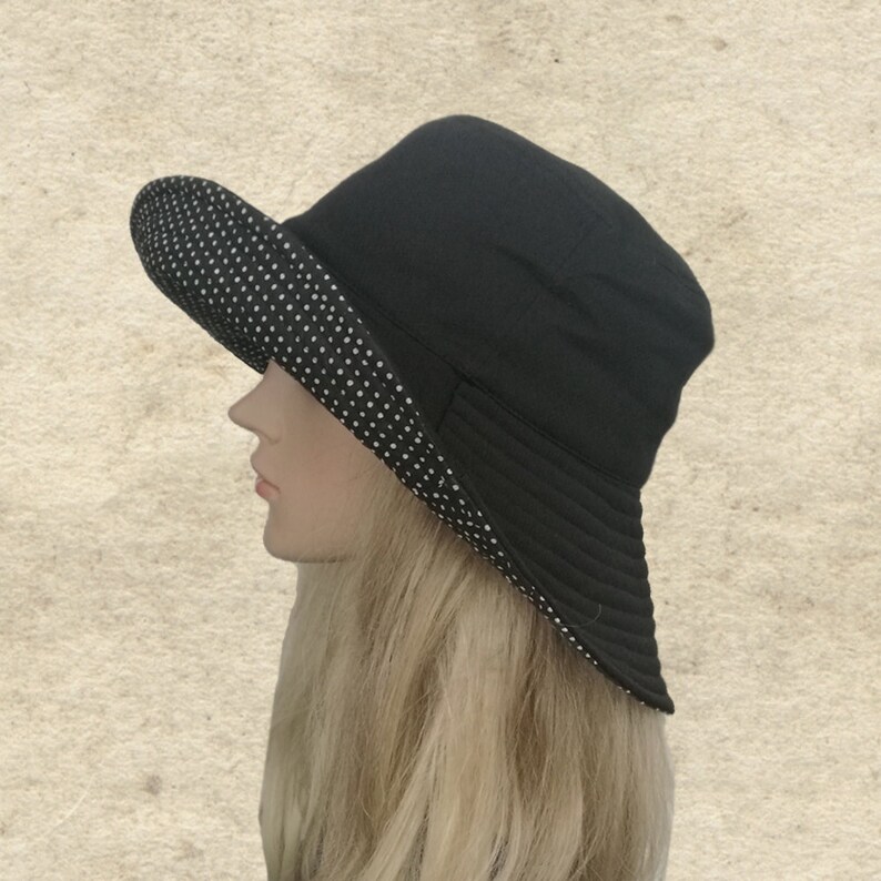 Summer Fabric Hats, Womens Cotton Hats, Wide Brim Hats, Trendy Hats