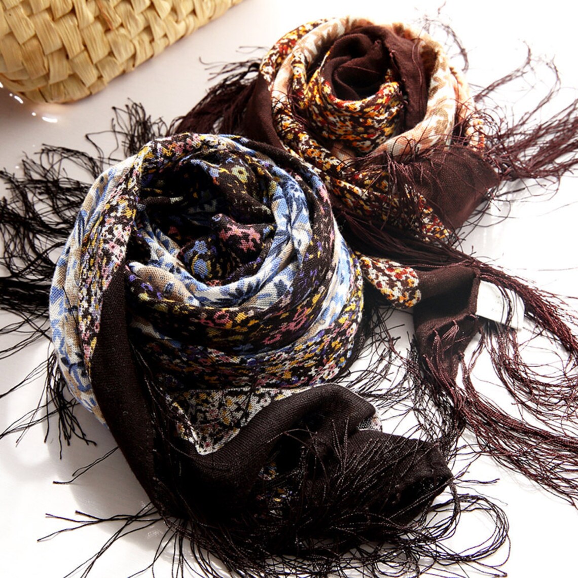 Blue Square Scarf Large Scarf Square Womens Big Scarf Blue Etsy