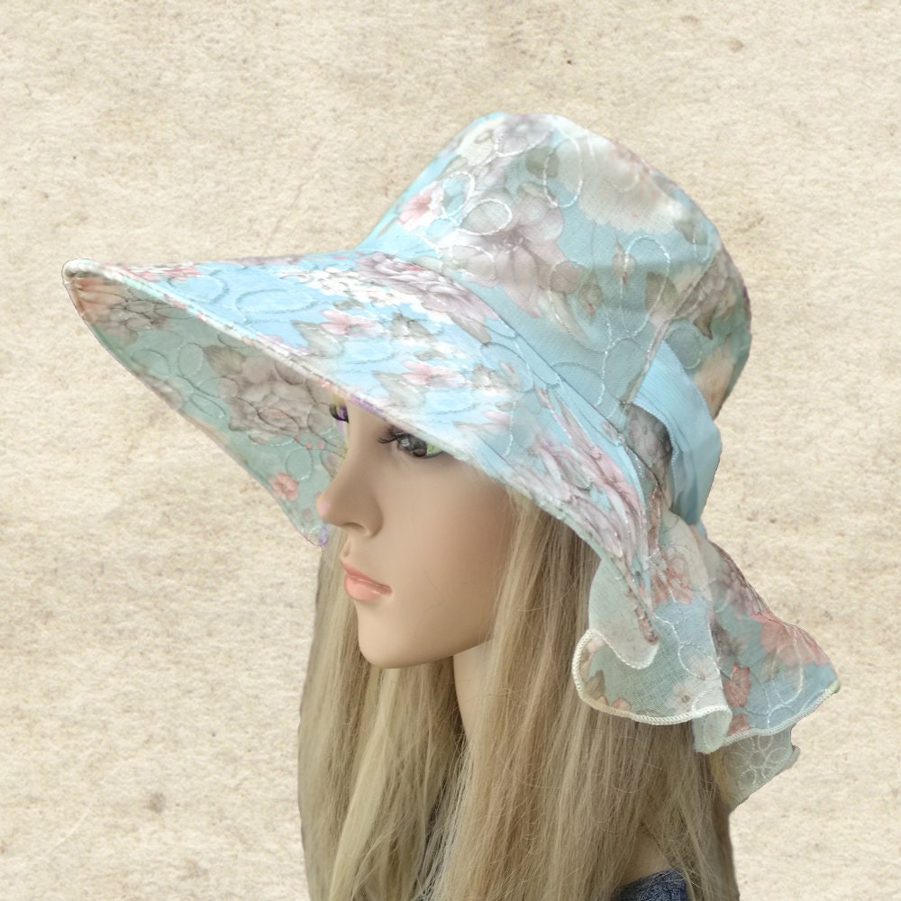 Summer Suns Hats, Travel Womens Hats, Fabric Sun Hat Lady, Fashion ...