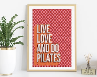 Pilates Wall Art. Pilates Print. Pilates Studio Decor. Pilates Gift. Printable Wall Art. Digital Download. Pilates Poster. Pilates Decor
