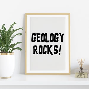 Geology Print. Geologist Gift. Geology Printable. Geologist Print ...