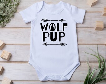 Baby Wolf Bodysuit. Wolf Gift. Wolves Bodysuit. Wolf Lover Gift. Animal Bodysuit. Camping Bodysuit. Wolf Lover Bodysuit. Baby Outfit
