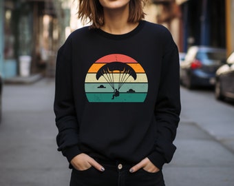 Paraglider Sweater. Paraglider Gift. Flying Crewneck. Paragliding Wear. Sky Sports Sweater. Soaring Sweater. Pilot Sweater. Pilot #FC943