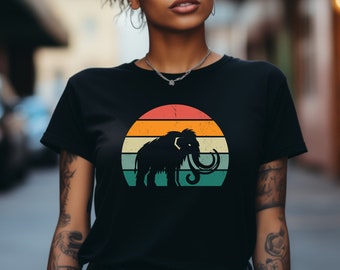 Mammoth T-shirt. Mammoth Gift. Prehistoric Tee. Ice Age Shirt. Extinct Animal. Mammoth Lover. History Buff Tee. Paleontology Tee