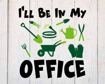 Garden Svg. Gardener Svg. Gardening Svg. Lawnscaping Svg. Garden Cut File Dxf. Download for Cricut & Silhouette. Garden Clipart